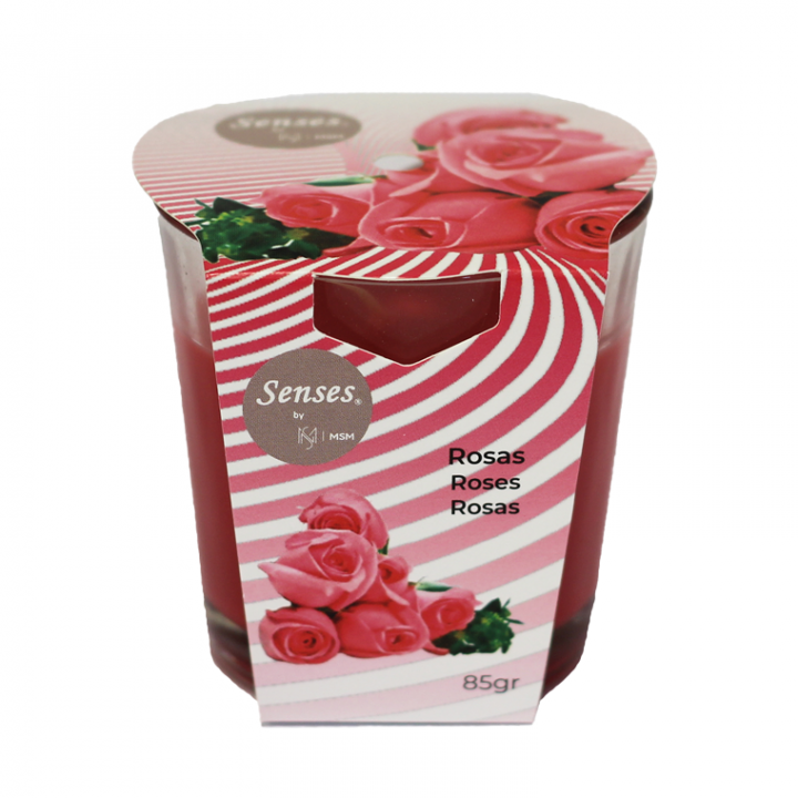 Velas 85GR. Rosas