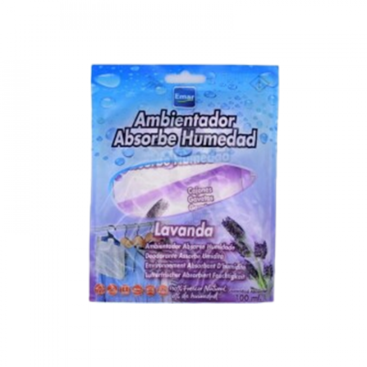 Ambientador Absorve Humidade Emar Lavanda Pendurar - 100 ml