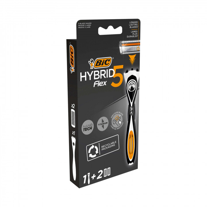 Maquina de Barbear Bic Hybrid 5 Flex 