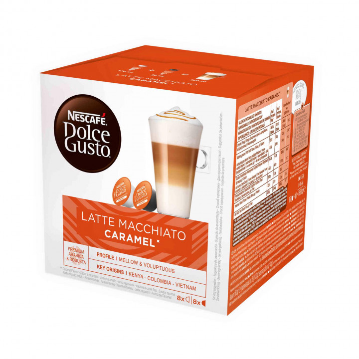 Café Latte Macchiato Caramel NESCAFÉ DOLCE GUSTO - 16 Cápsulas