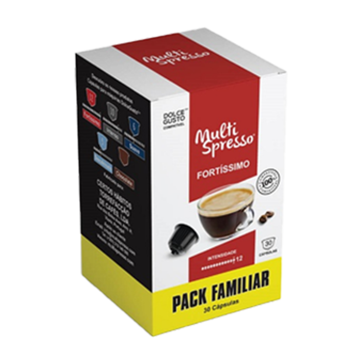 Multispresso Dolce Gusto Pack Familiar Fortíssimo - 30 Cápsulas