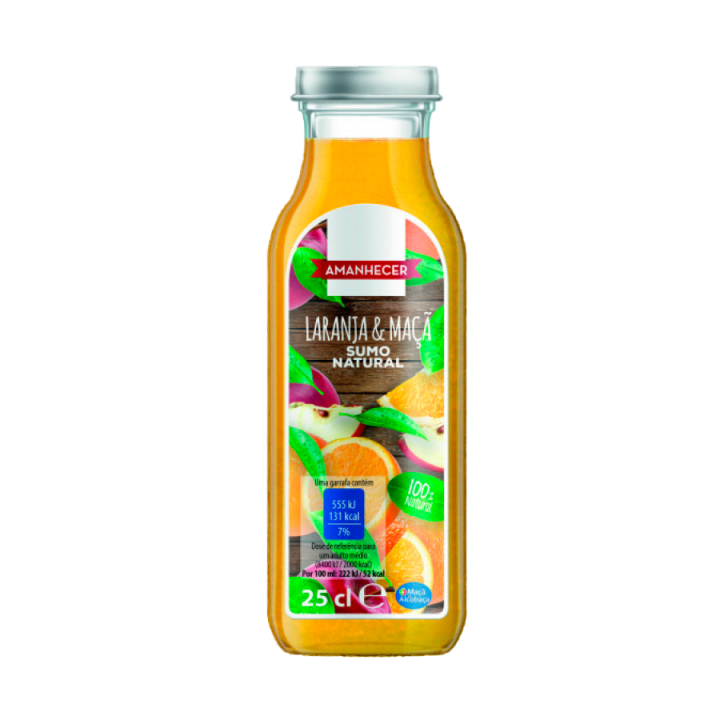 Sumo Refrigerado Amanhecer Laranja Maçã - 25cl