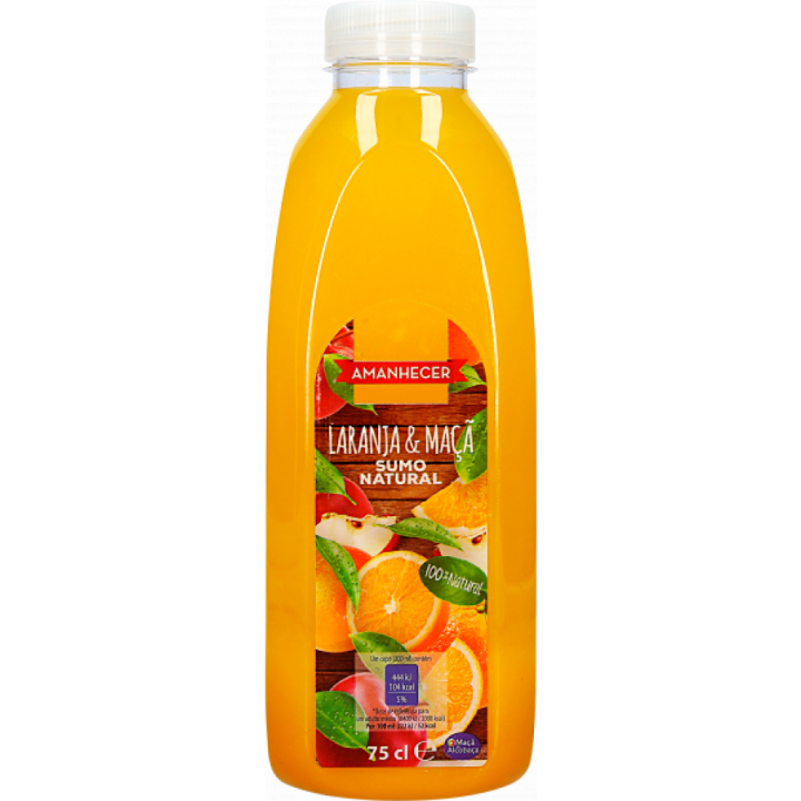 Sumo Refrigerado Amanhecer Laranja Maçã - 75 Cl