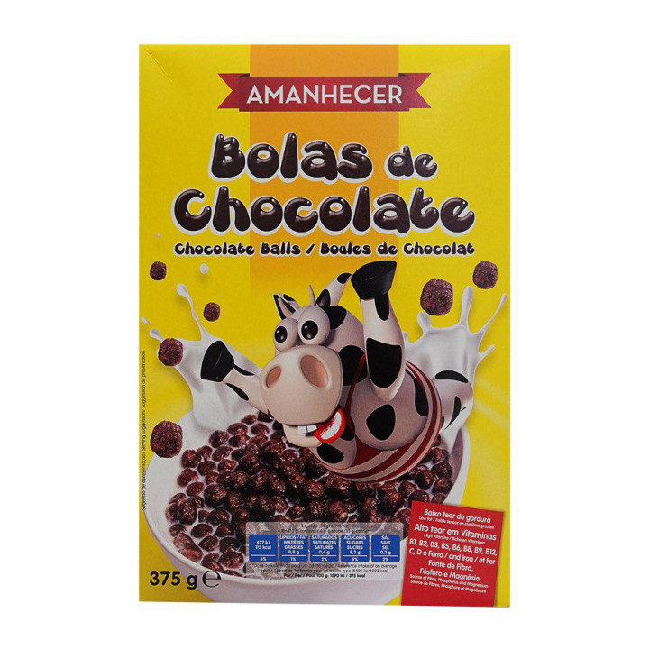 Cereais Amanhecer Bolas de Chocolate - 375 g