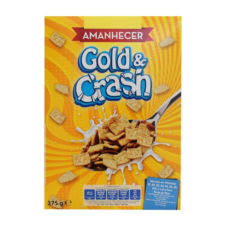 Cereais Amanhecer Gold & Crash - 375 g