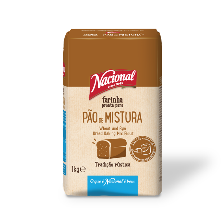 Farinha Nacional Pão de Mistura - 1 kg