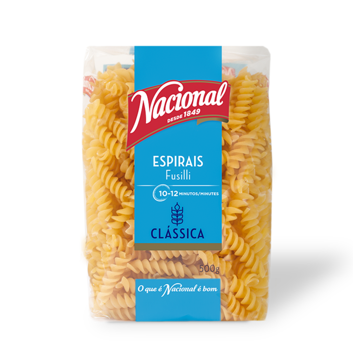 Massa Espirais Nacional - 500 gr