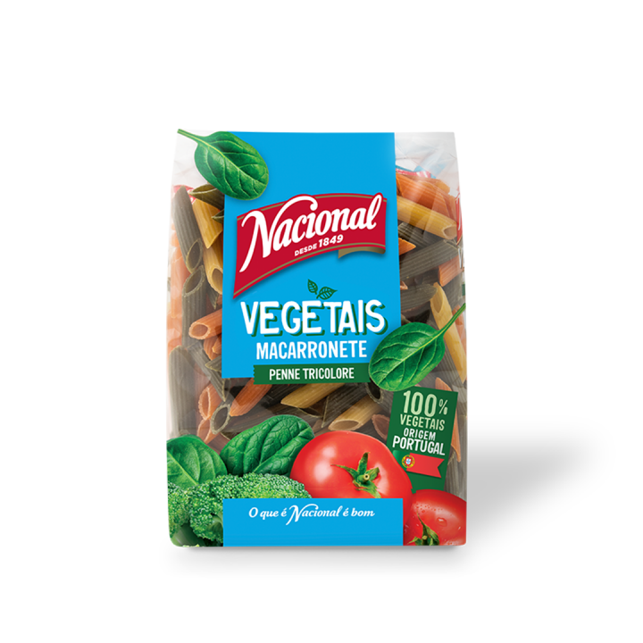 Massa Vegetais Nacional Macarronete Penne - 500 gr