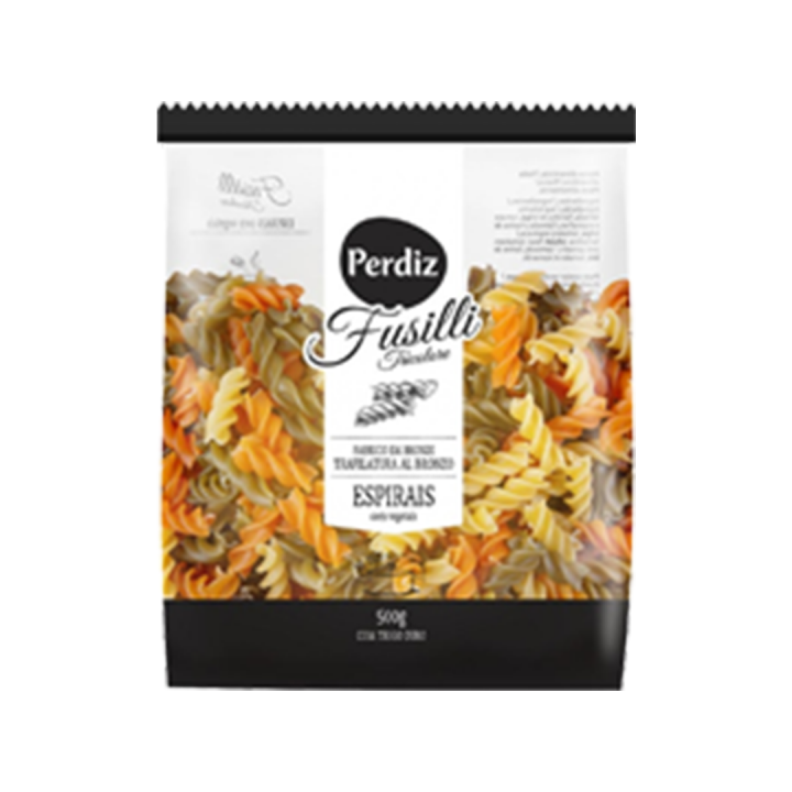 Massa Vegetais Perdiz Espirais - 500 gr