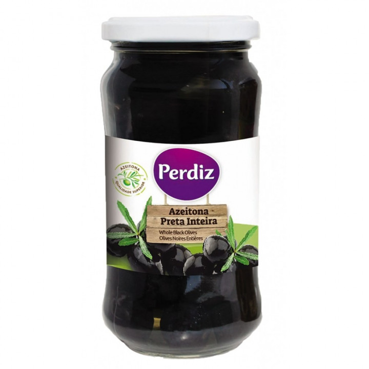 Azeitona Preta Oxidada Perdiz Frasco - 210 Gr