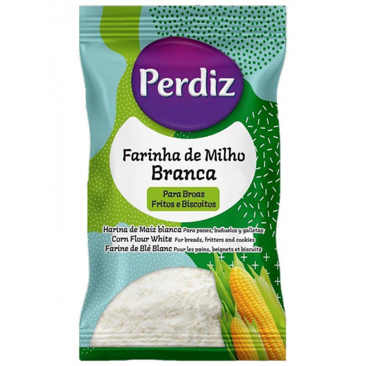 Farinha de Milho Branca Perdiz - 500 gr