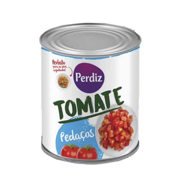 Tomate Pedaços Perdiz Lata - 390 gr