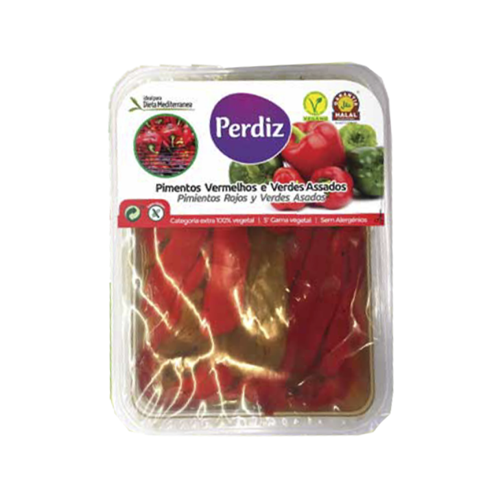 Pimentos Assados em Tiras Vermelhos e Verdes Perdiz - 350 gr