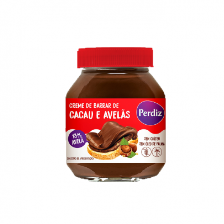 Creme de Barrar Cacau e Avelã Perdiz - 350 gr