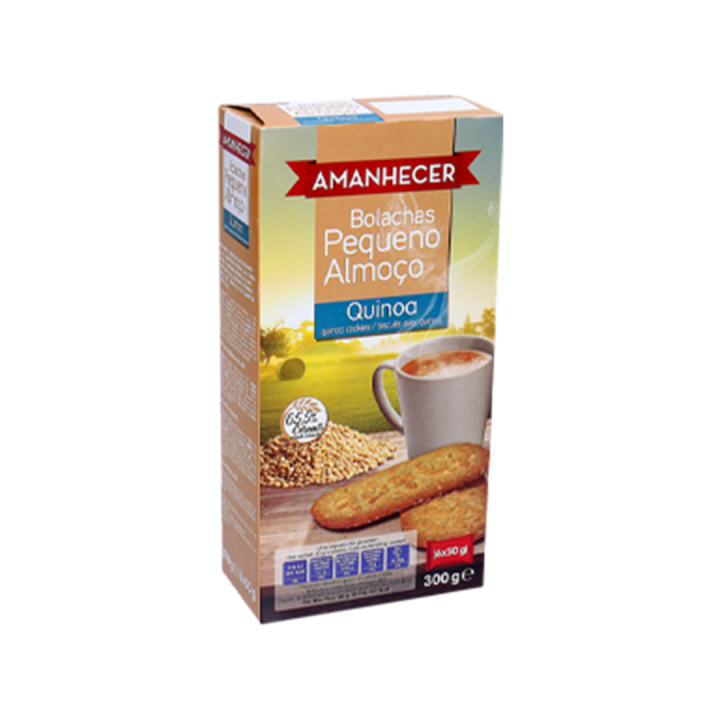 Bolachas Pequeno Almoço Amanhecer Quinoa - 300 gr 