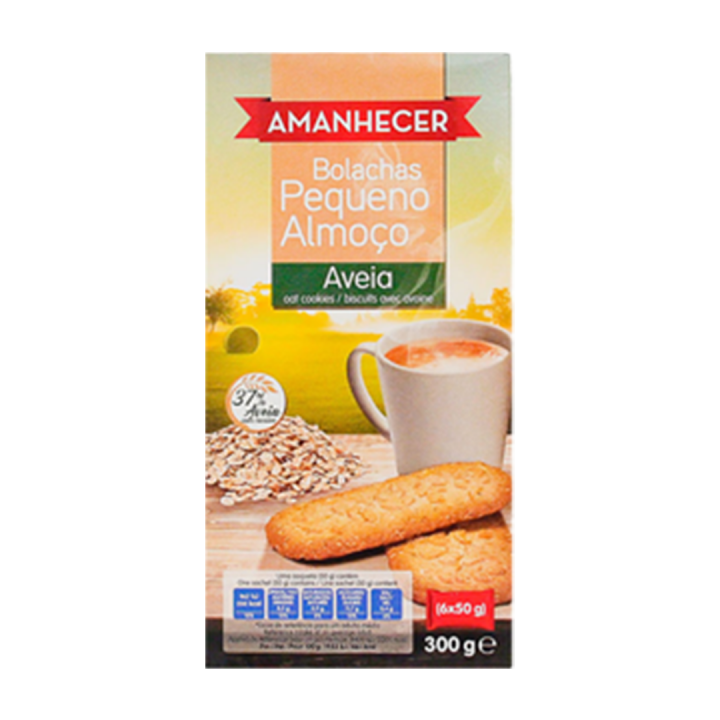 Bolachas Pequeno Almoço Amanhecer Aveia - 300 gr 