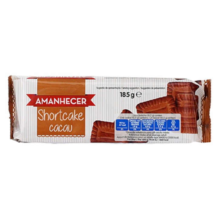 ShortCake Amanhecer Cacau - 185 gr