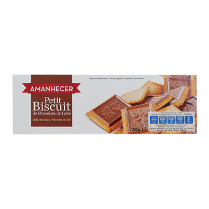 Bolacha Petit Biscuit Chocolate de Leite Amanhecer - 150 gr