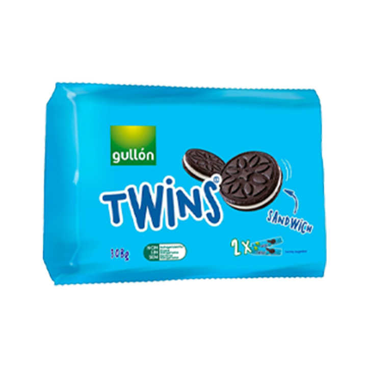 Bolacha Recheada Twins Gullón - 2x154 gr