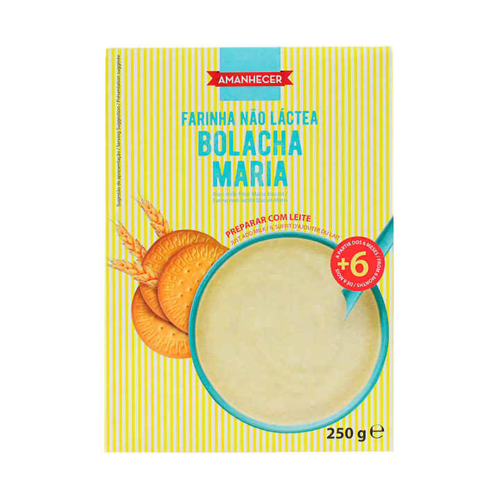 Farinha Não Láctea Bolacha Maria Amanhecer +6 meses - 250 gr