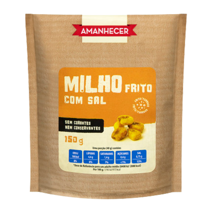 Milho com Sal Frito Amanhecer - 150 gr