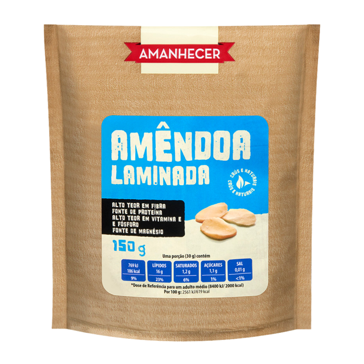 Amêndoas Laminadas Amanhecer - 150 gr