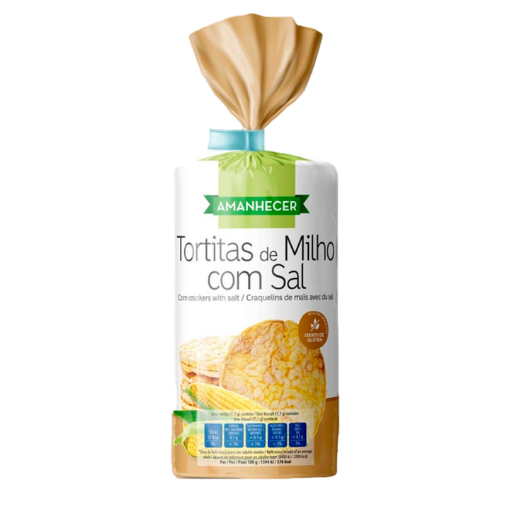 Tortitas de Milho Amanhecer com Sal - 130 gr