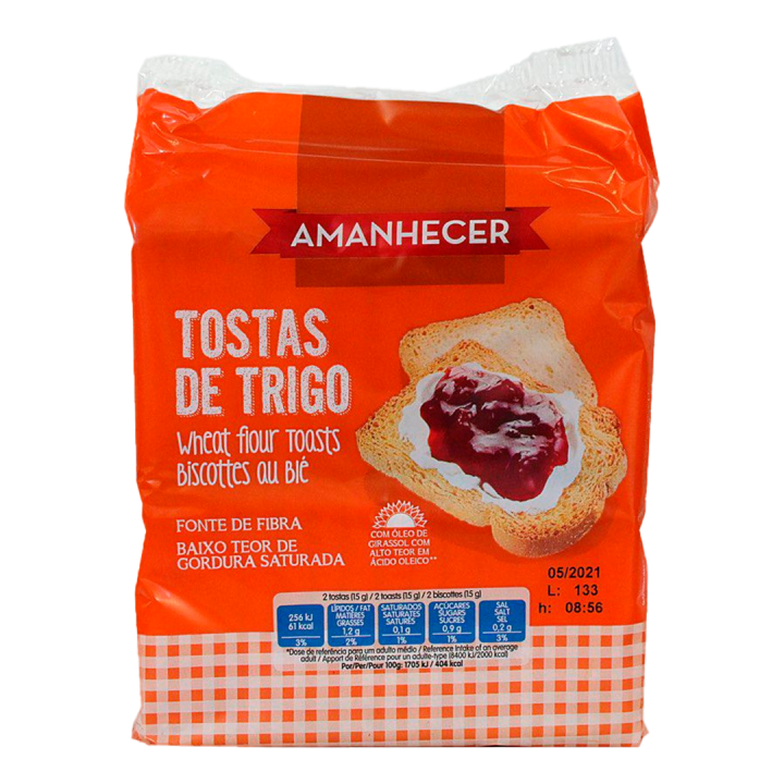 Tostas de Trigo Amanhecer - 225 gr