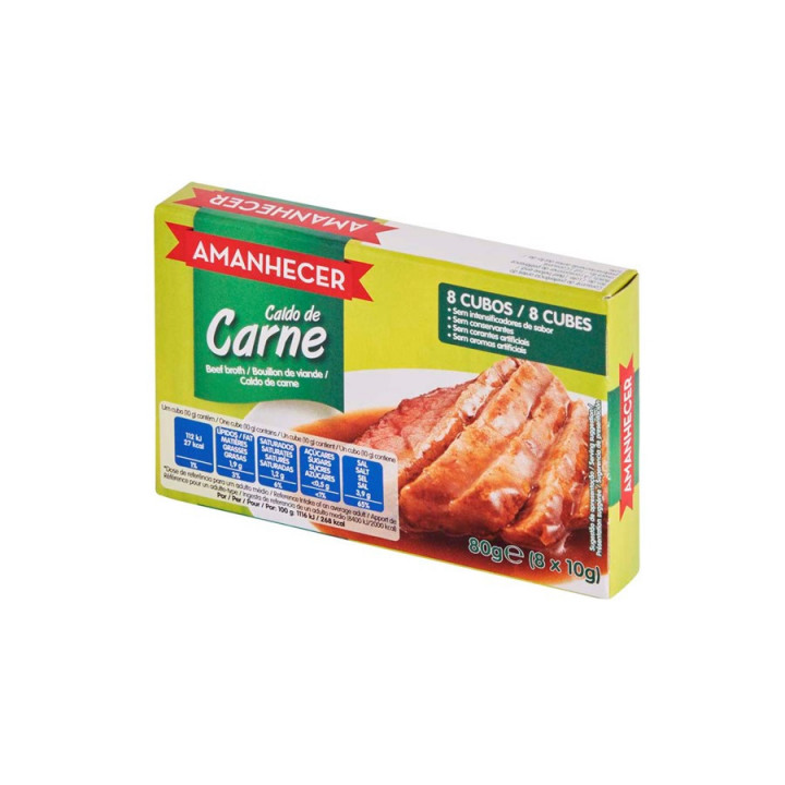 Caldo de Carne Amanhecer - 80 gr (8x10 gr)