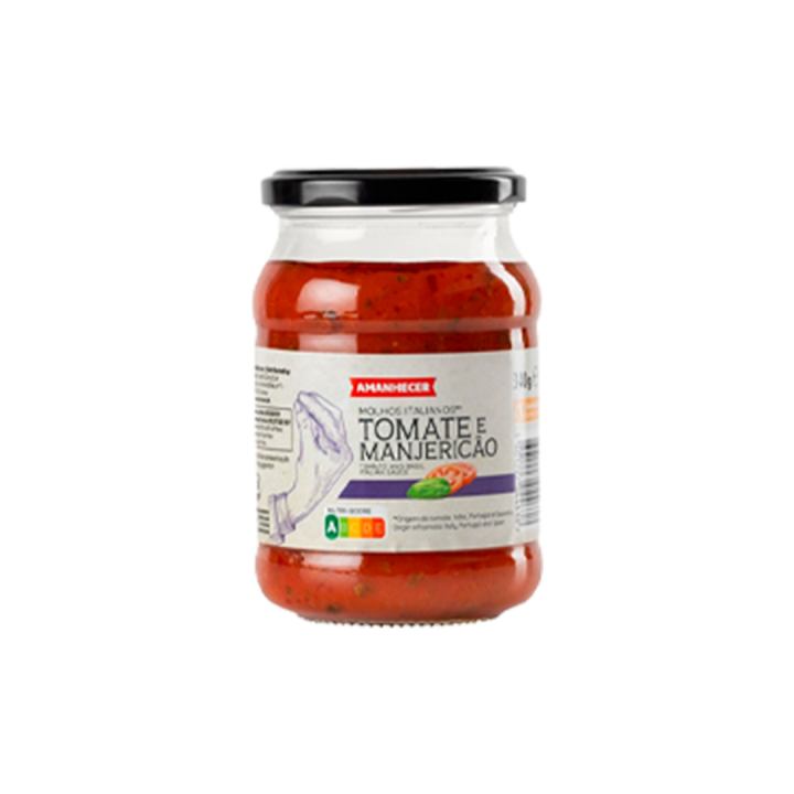 Molho de Tomate e Manjericão Amanhecer - 340 gr