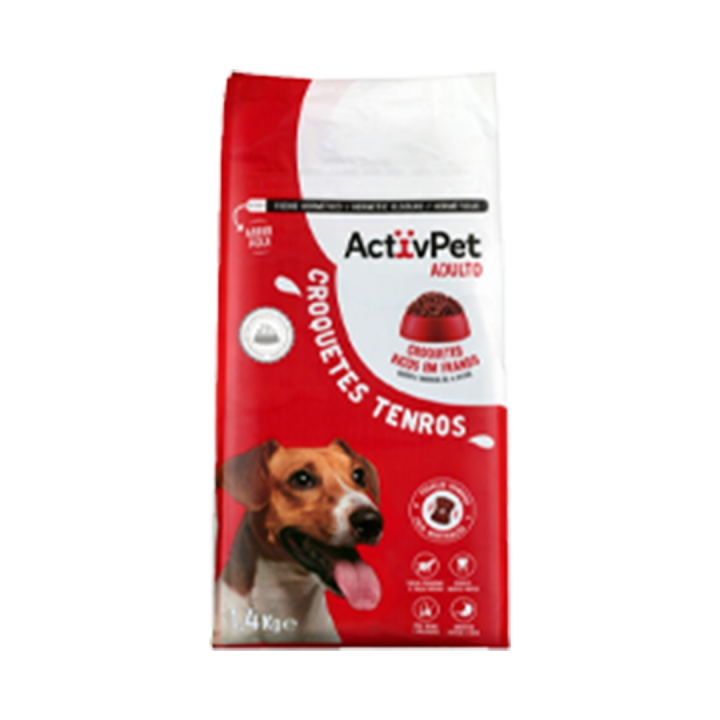 Ração Seca para Cão Croquetes Tenros ActivPet - 1,4 kg