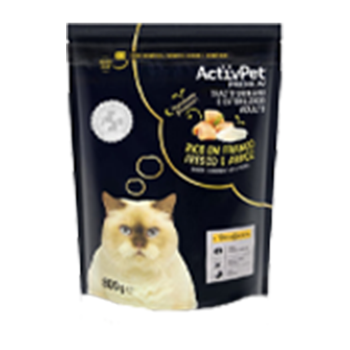 Ração Seca Premium para Gato Adulto ActivPet Frango e Arroz - 800 gr