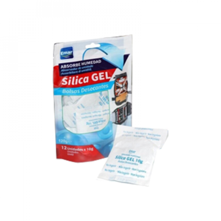 Absorve Humidade Emar Gel de Silica - 12x10 gr