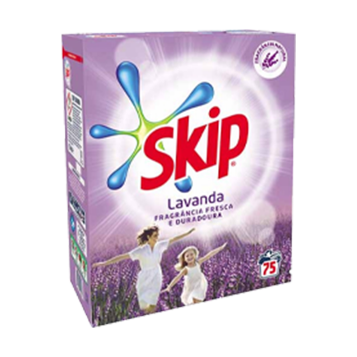 Skip Detergente em Pó Lavanda - 75 doses