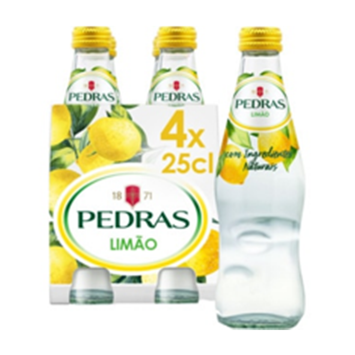 Água com Gás Pedras Limão - 4x250 ml