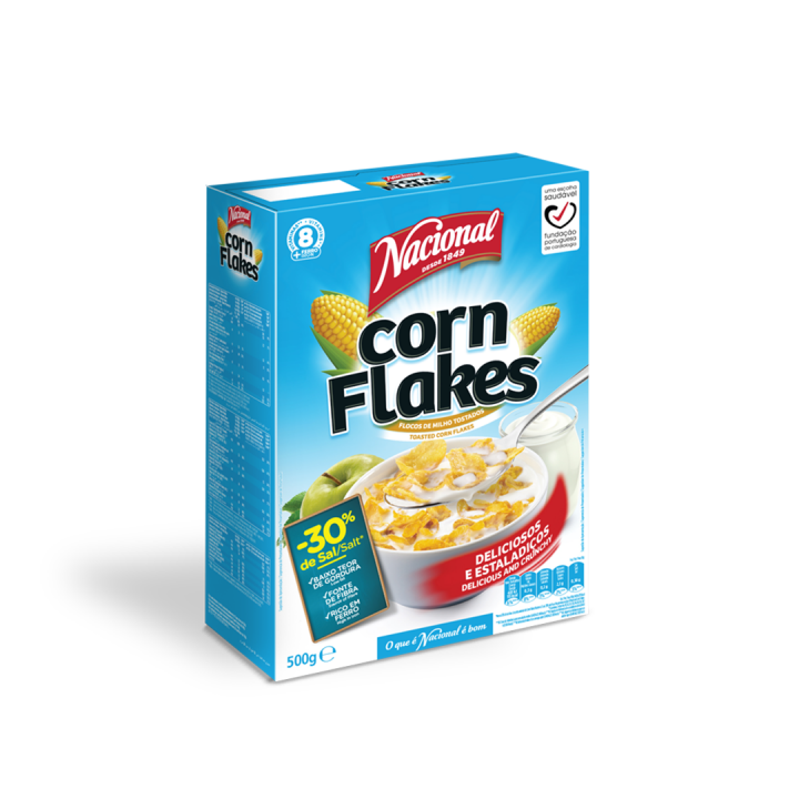 Cereais Corn Flakes Nacional - 500 gr