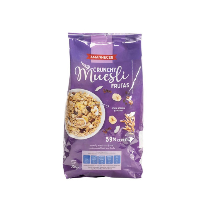 Cereal Crunchy Muesli Frutas Amanhecer - 500 g