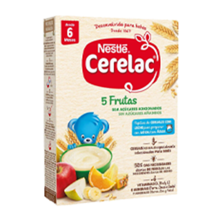 Nestlé Cerelac 5 Frutos - 250 gr