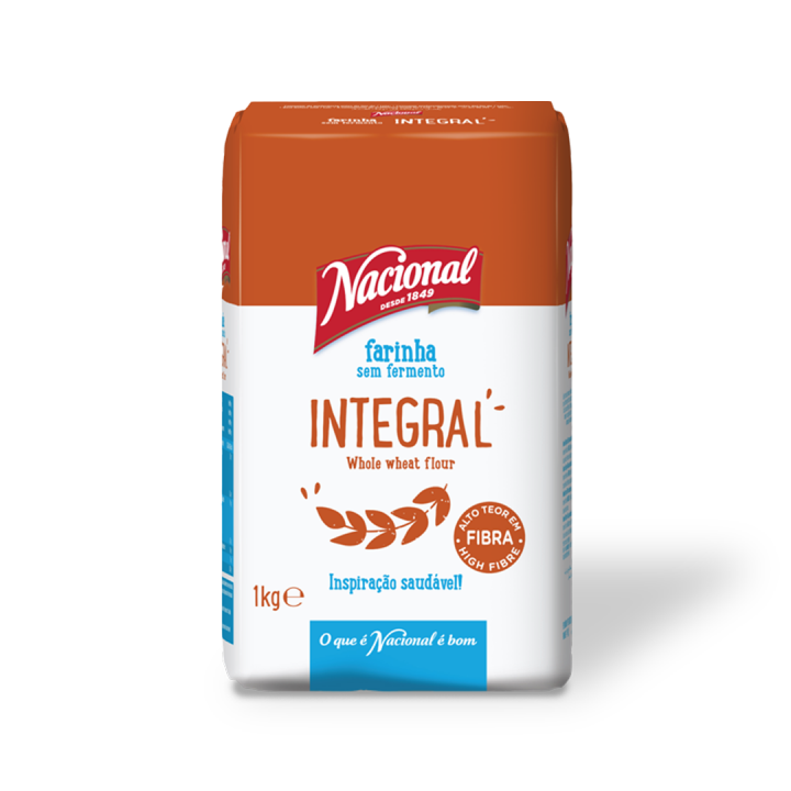 Farinha Nacional Integral sem Fermento - 1 kg