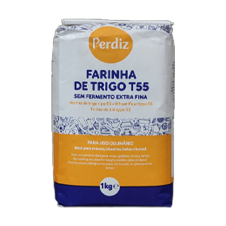 Farinha de Trigo Perdiz sem Fermento Extra Fina - 1 kg