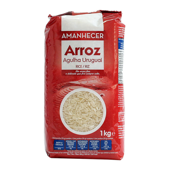 Arroz Agulha Uruguai Amanhecer - 1 Kg