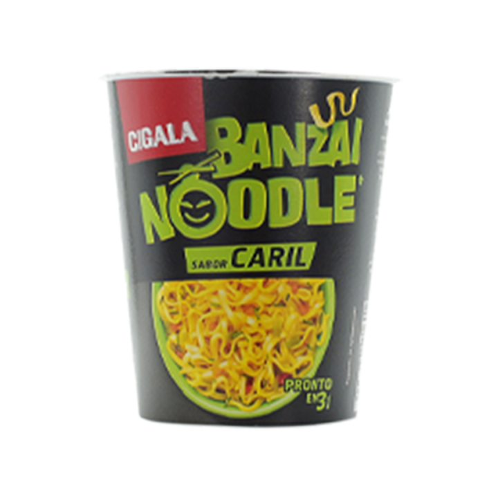 Banzai Noodles Cigala Caril - 67 gr