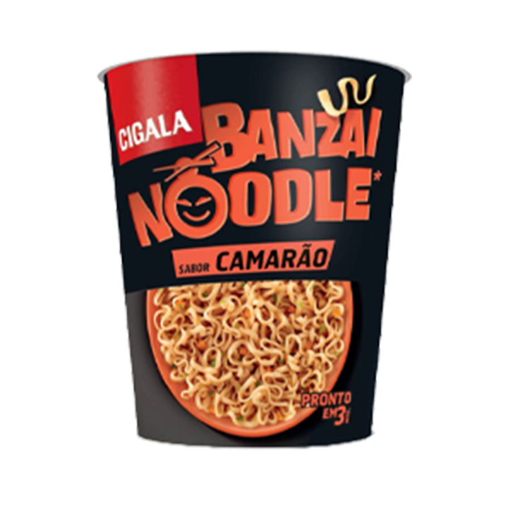 Banzai Noodles Cigala Camarão - 67 gr