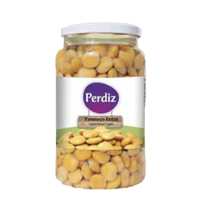 Tremoço Extra 13/15 Perdiz Frasco - 800 Gr