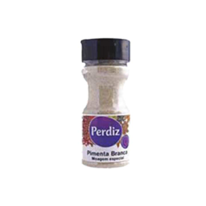 Pimenta Branca Perdiz Frasco - 50 Gr