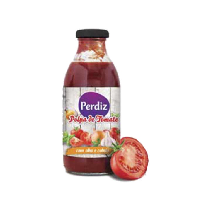 Polpa de Tomate, Alho e Cebola Perdiz Frasco - 500 ml