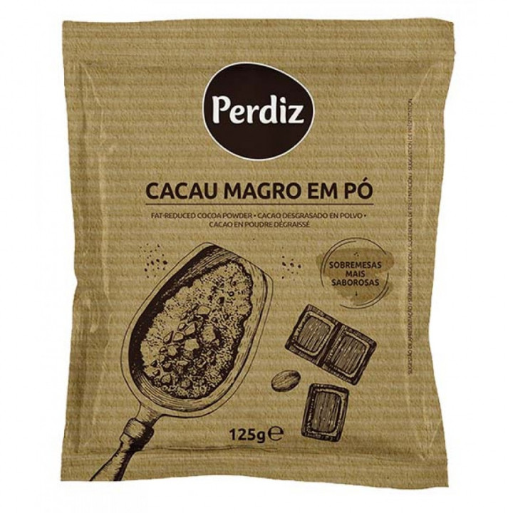 Cacau Magro em Pó Perdiz - 125 gr