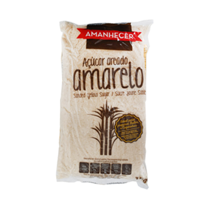 Açúcar Areado Amarelo Amanhecer - 1 Kg