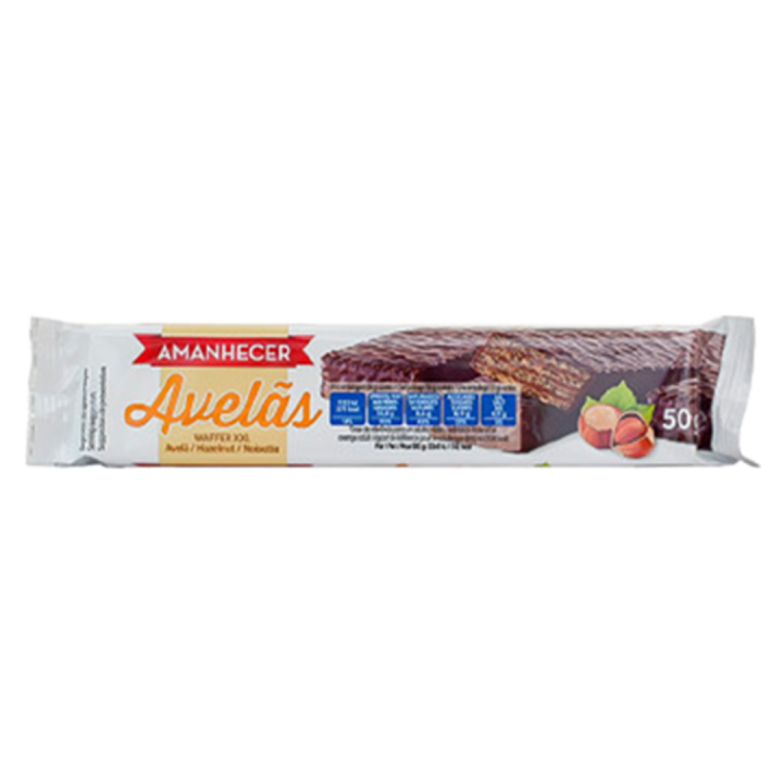 Wafer Amanhecer Avelãs - 50 gr