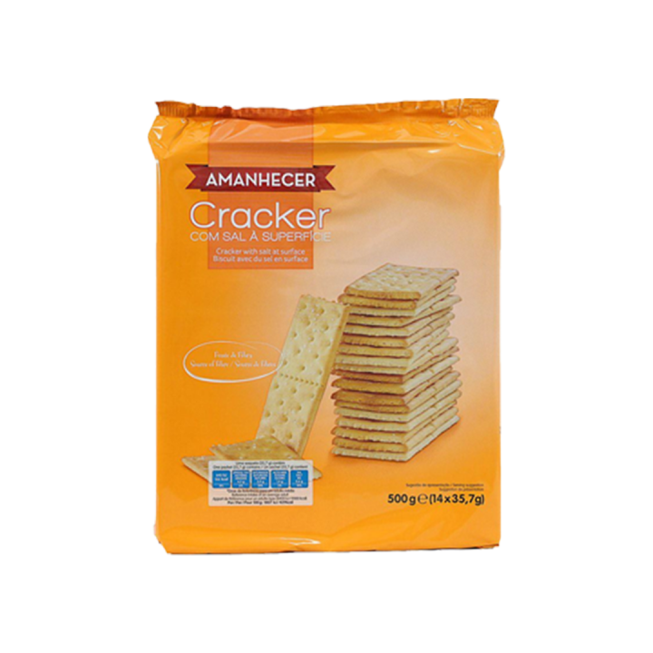 Cracker Amanhecer com Sal à Superfície - 500 gr 